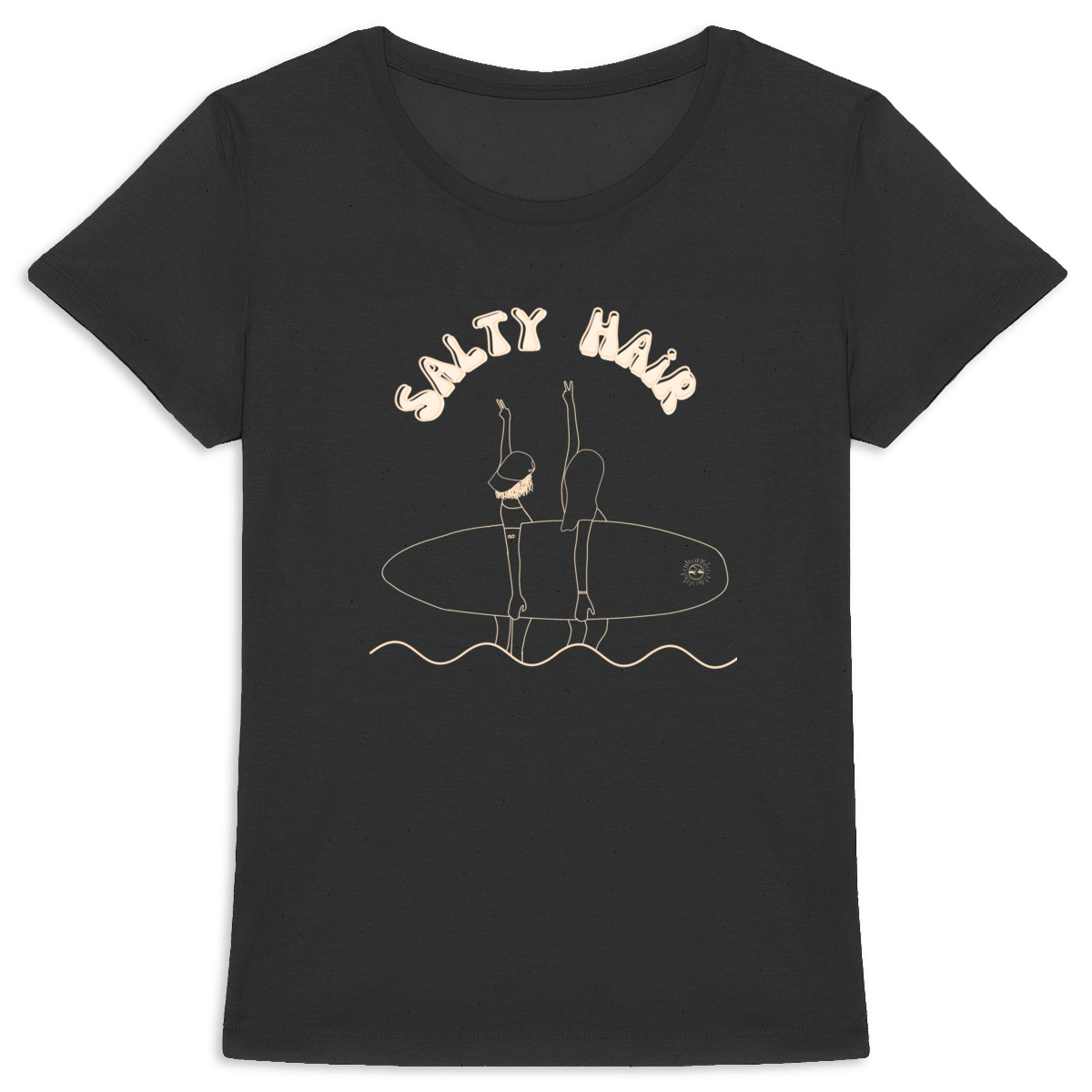 Image front T-shirt épais femme ~Salty hair