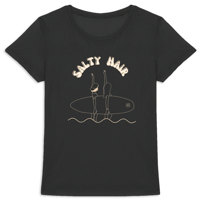 Image front T-shirt épais femme ~Salty hair
