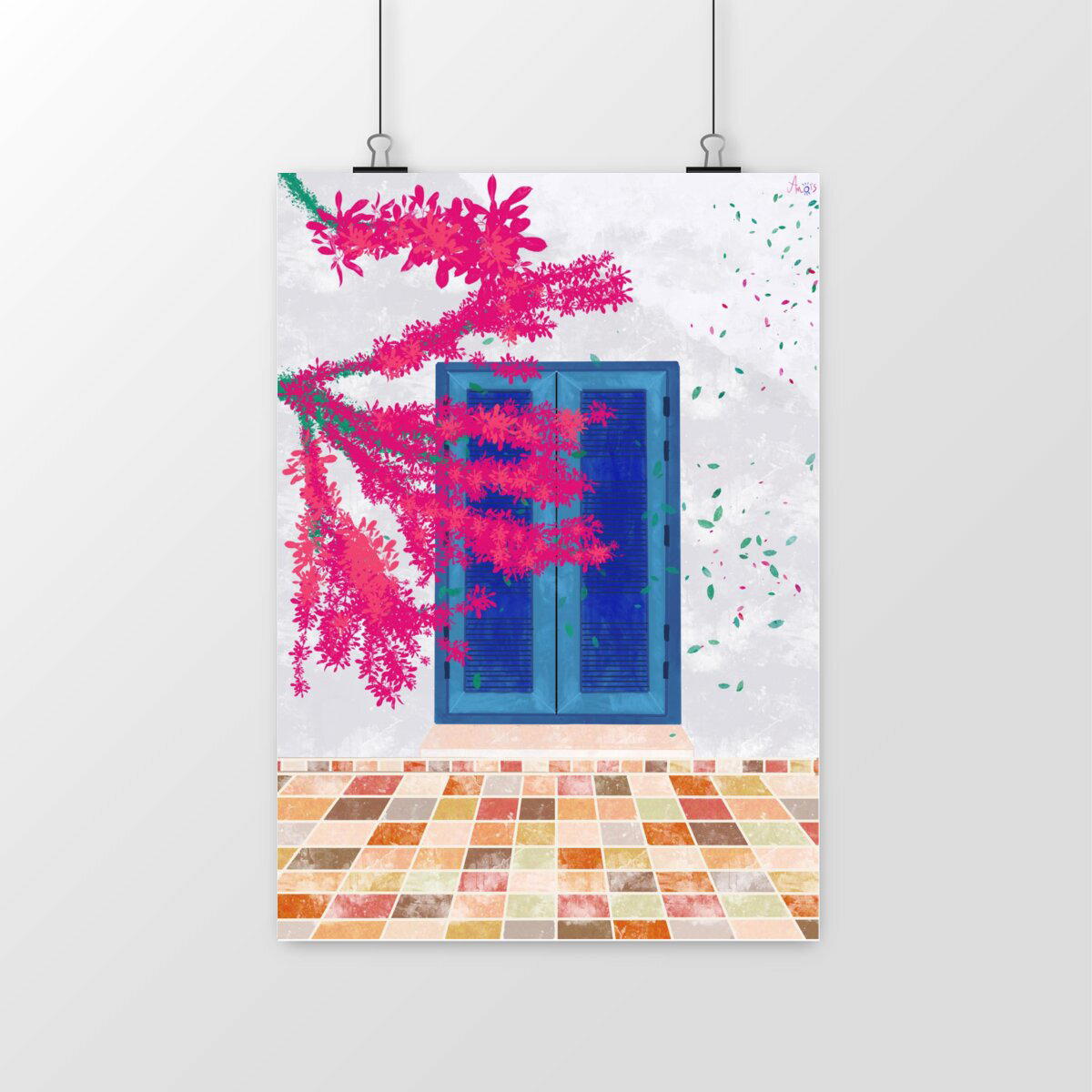 Image front Poster ~ Ruelle méditerranéenne 