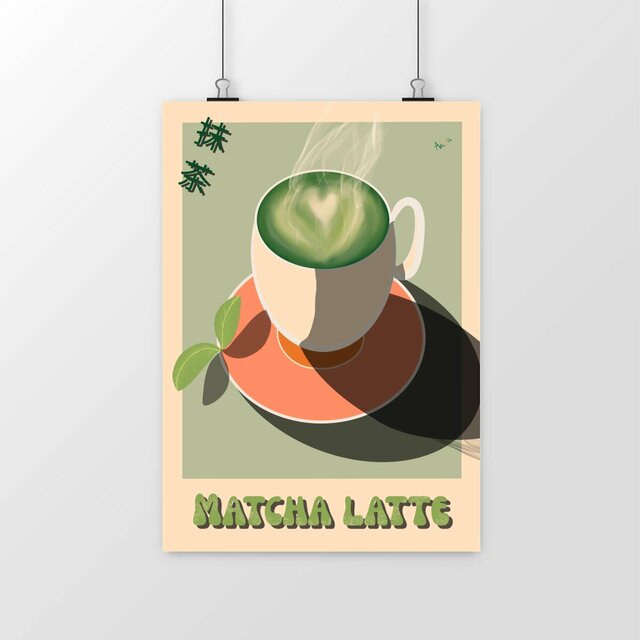Image du produit Poster ~ matcha latte