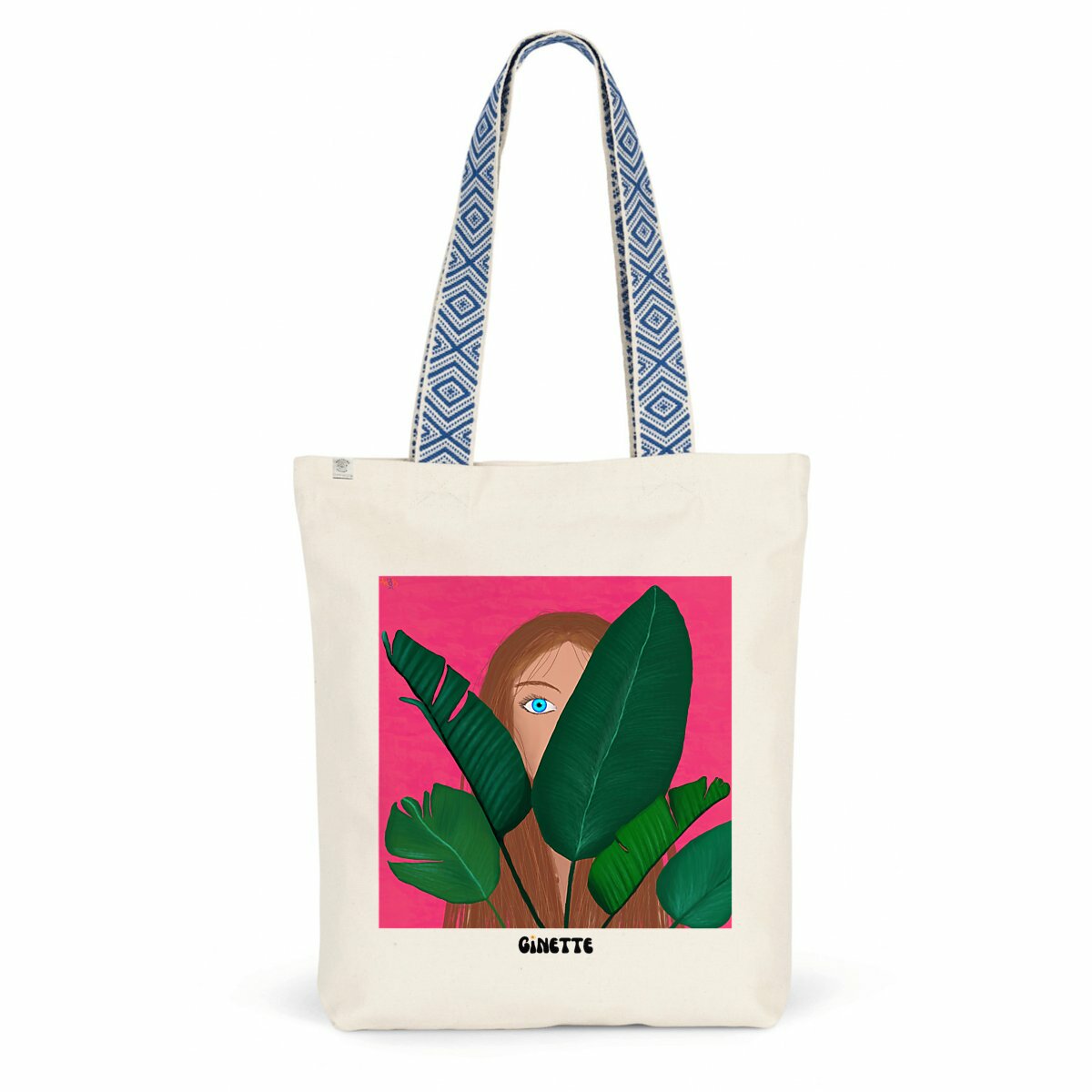 Image back Sac ethnique ~ Pink jungle 