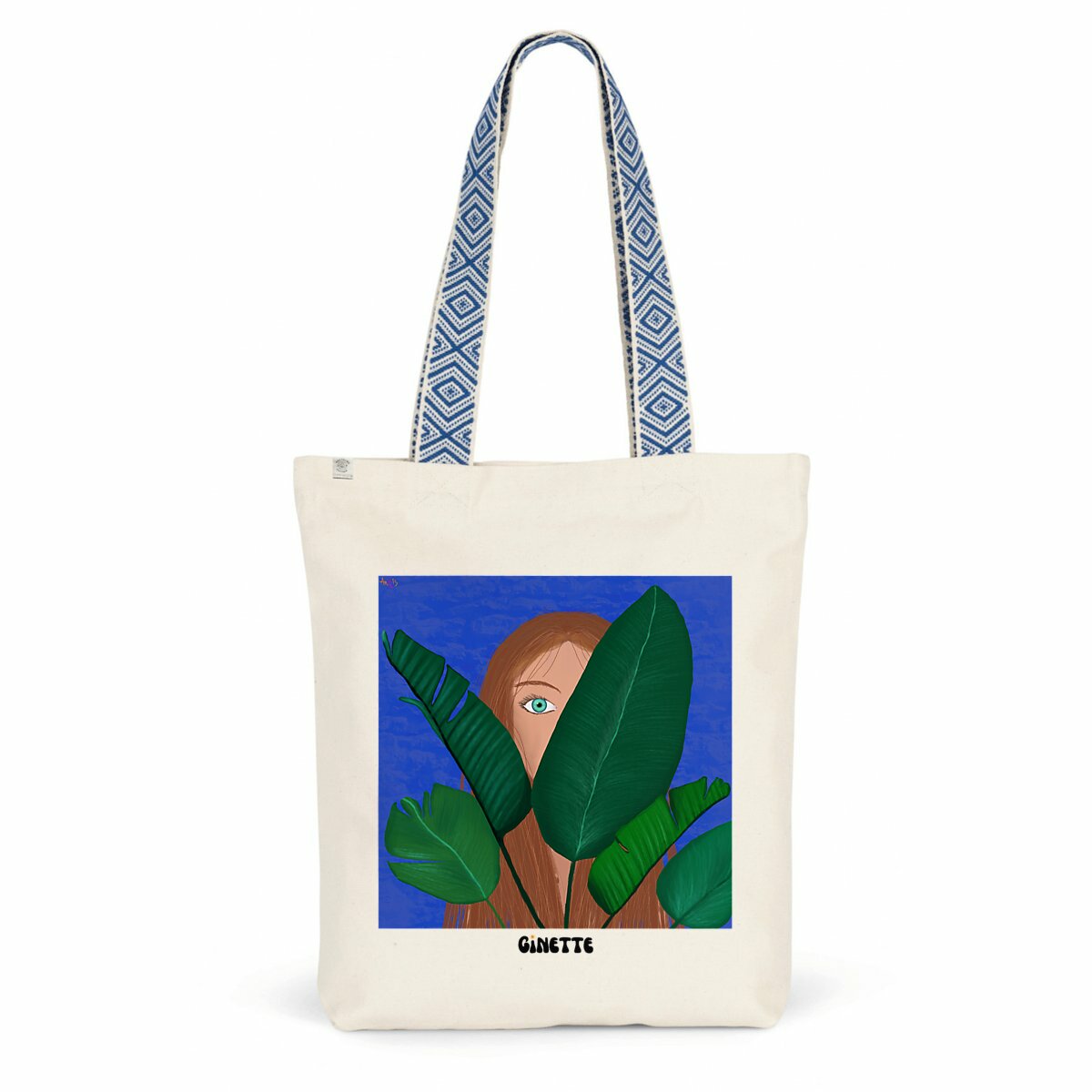 Image back Sac ethnique ~ Blue jungle