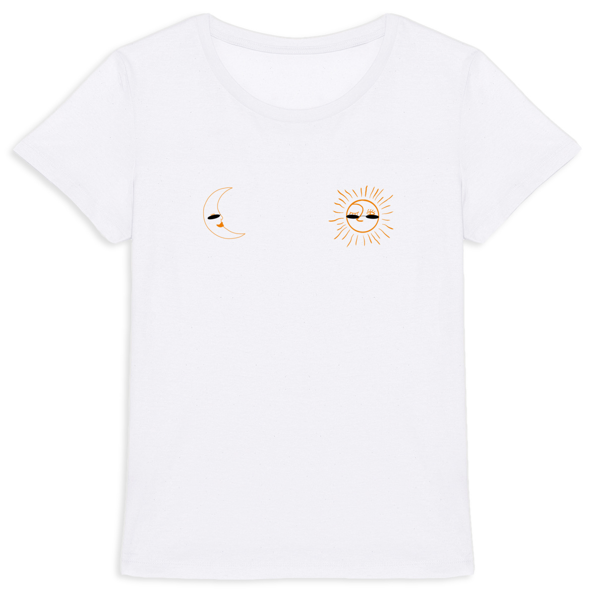 Image back T-shirt épais femme ~ Sunny moon