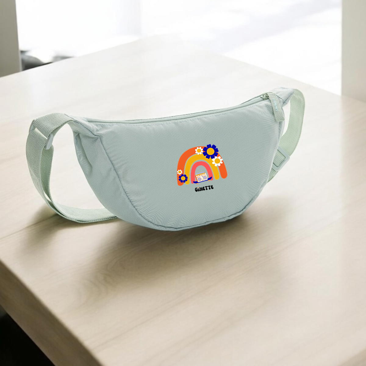 Image front Sac banane ~ arc en ciel 