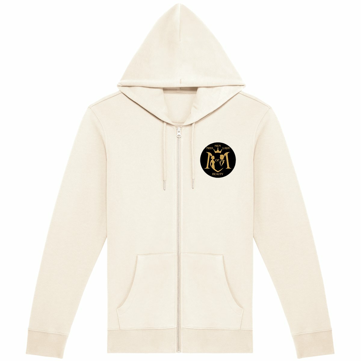 Image back Sweat à capuche zippé unisexe