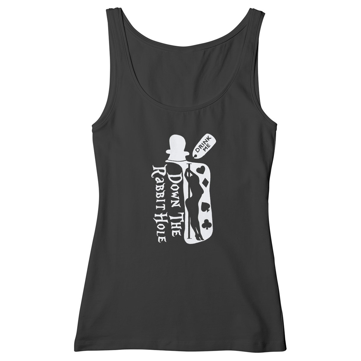 Image front Down the Rabbit Hole (Drink Me) - Tank Top