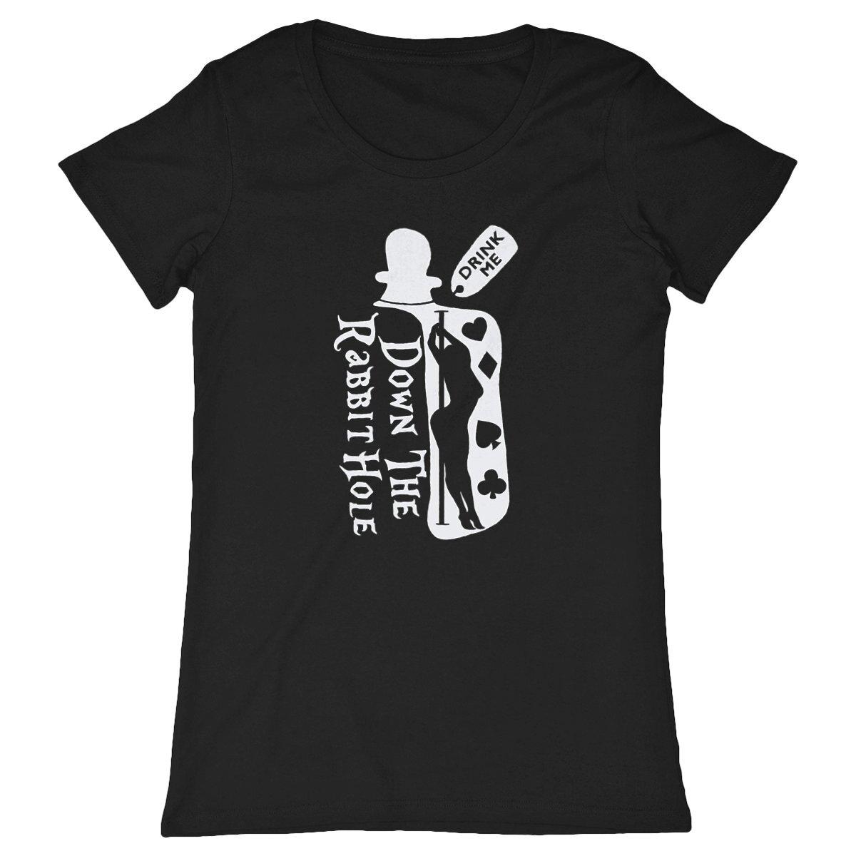 Image back Down the Rabbit Hole (Drink Me) - T Shirt