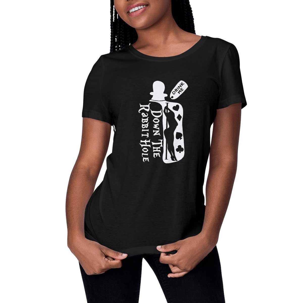 Image front Down the Rabbit Hole (Drink Me) - T Shirt