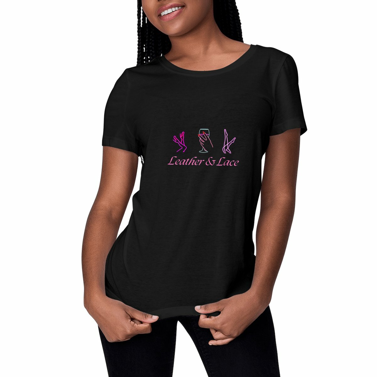 Image front L&L (Pink Lips) - Women's t-shirt