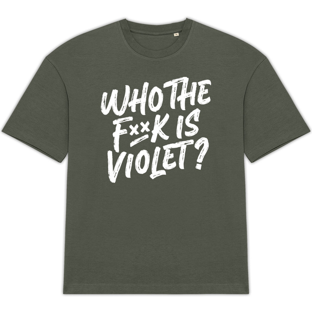 WTF is VIOLET -  Oversize T-Shirt - Image