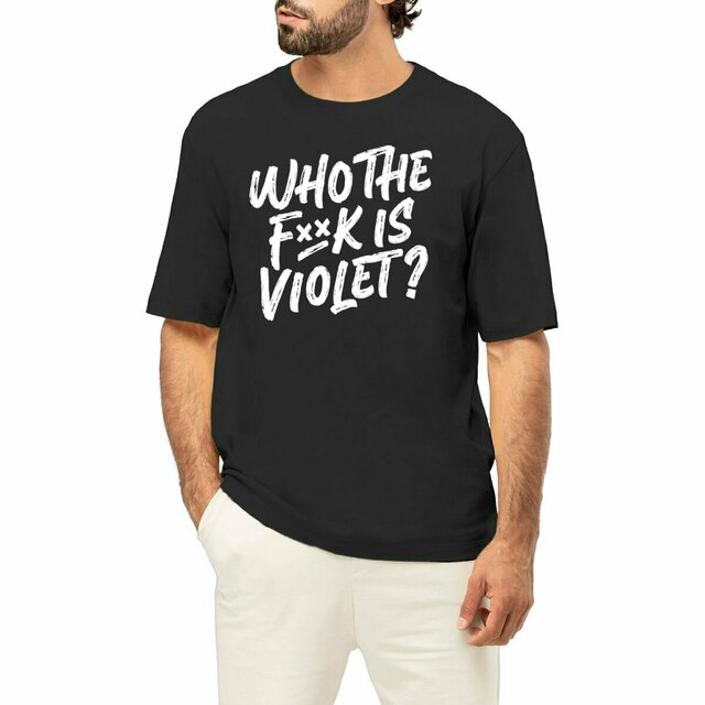 WTF is VIOLET -  Oversize T-Shirt