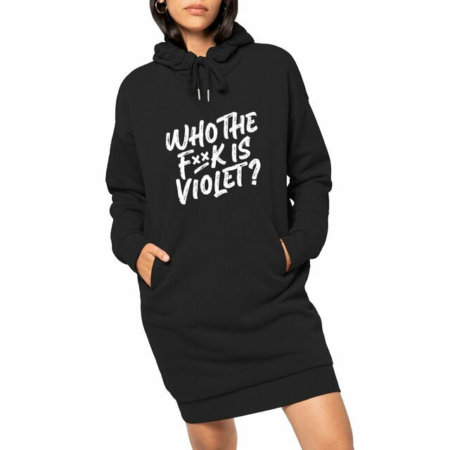 WTF is VIOLET - HOODIE DRESS