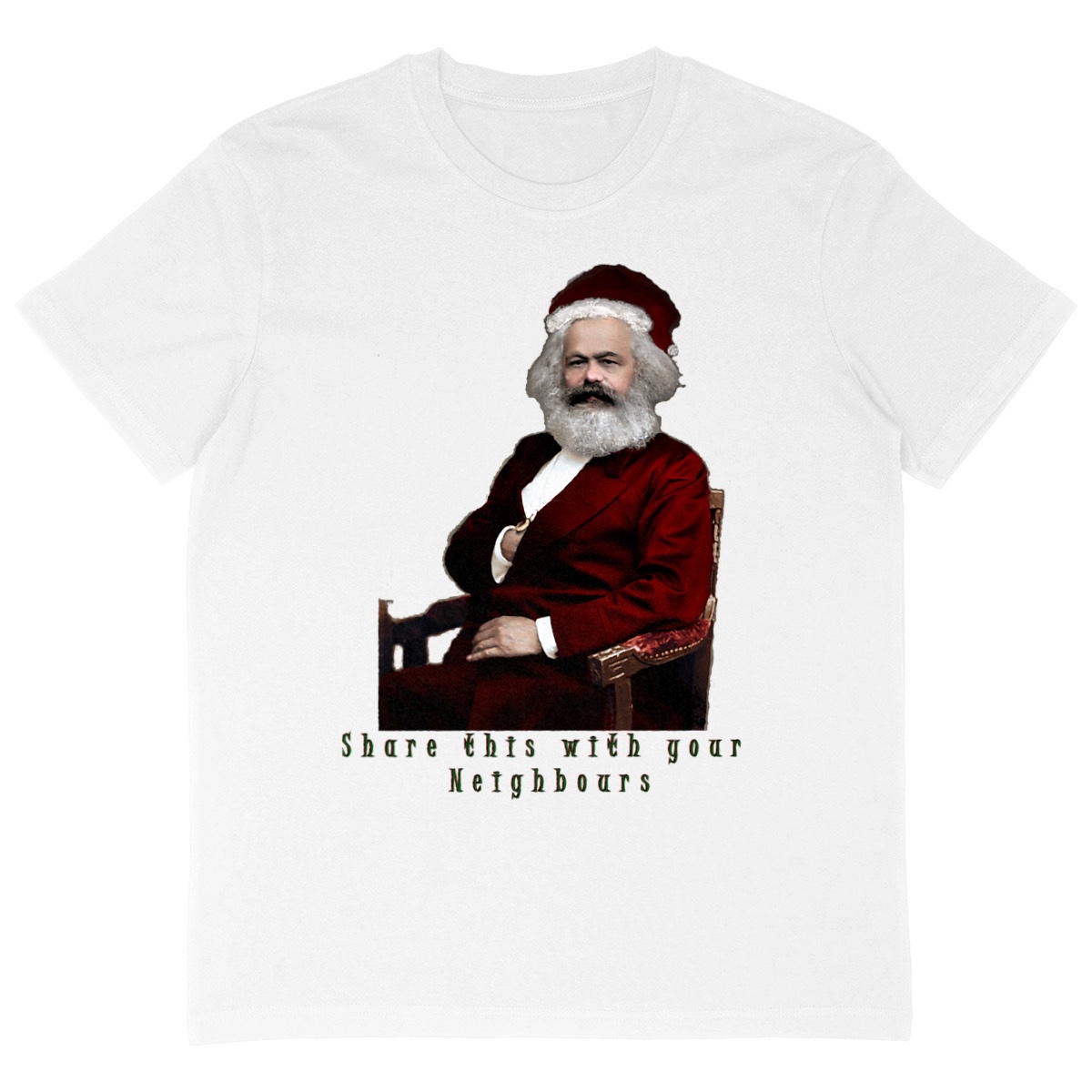 Santakarl MarXmas M OvSz Tshirt - Image