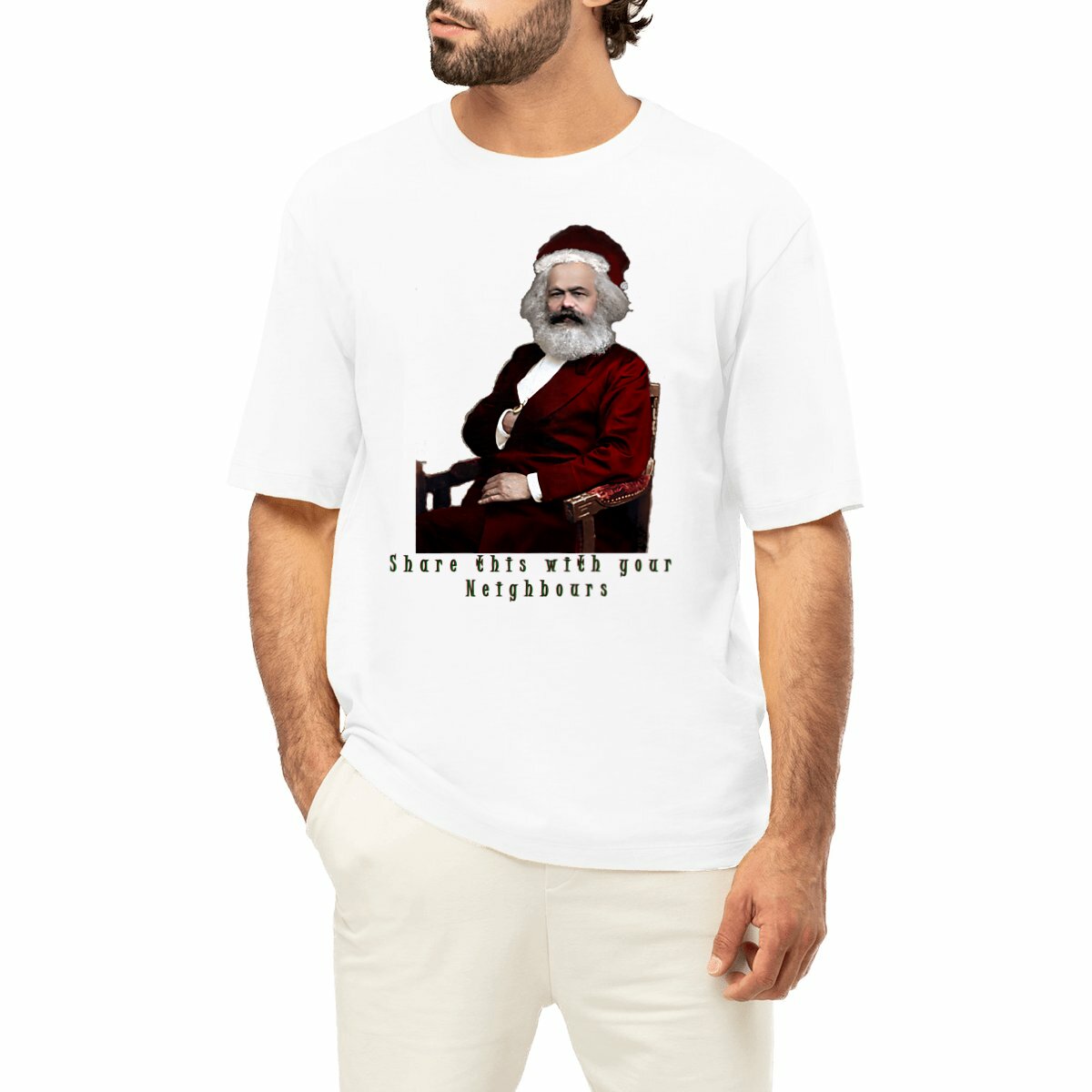 Santakarl MarXmas M OvSz Tshirt