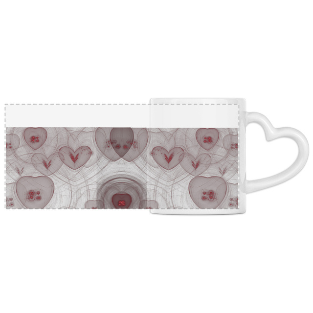 Hearts Mug with Heart Handle - Image