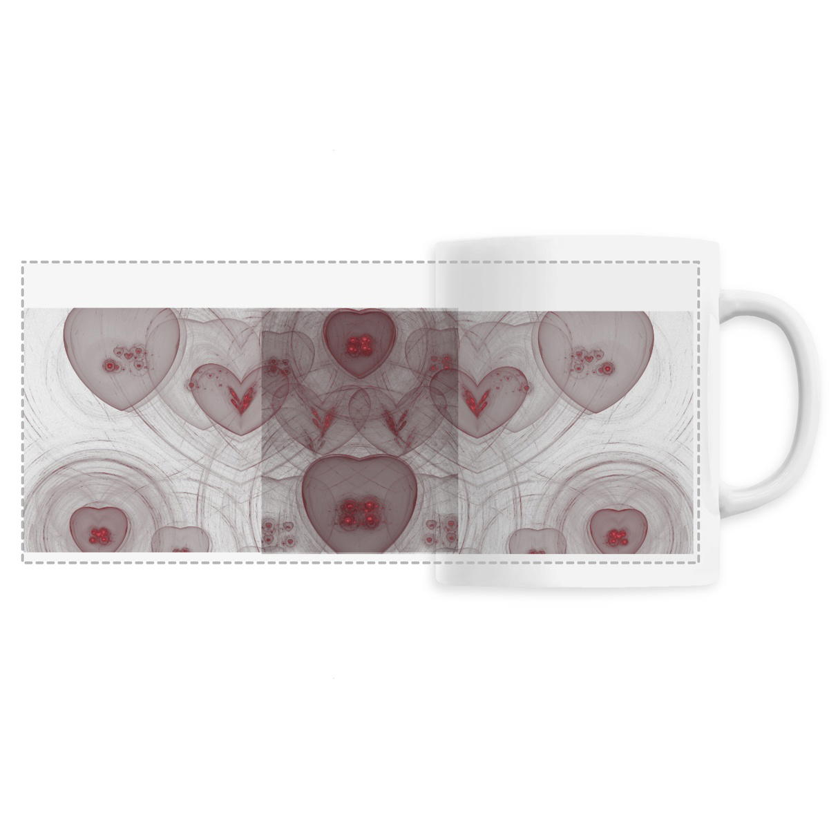 Hearts -2 Ceramic mug