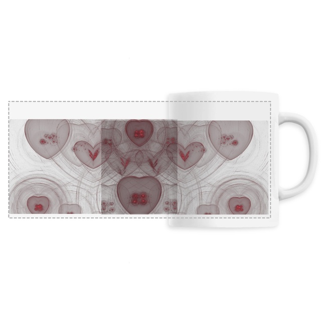 Hearts -2 Ceramic mug