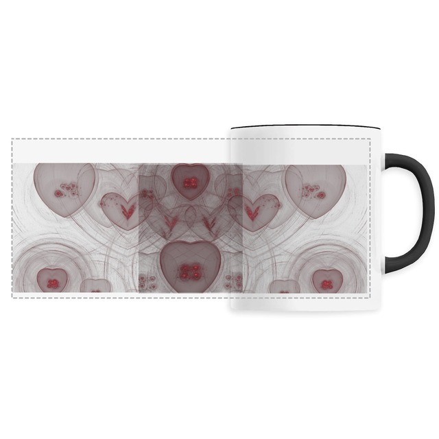 Hearts -2 Ceramic mug - Image