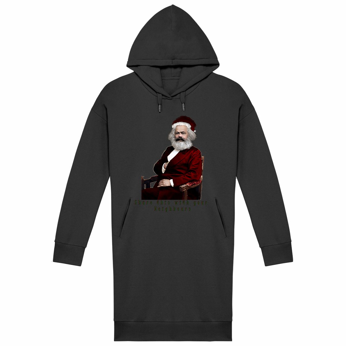 Santakarl MarXmas W Hoodie Dress - Image