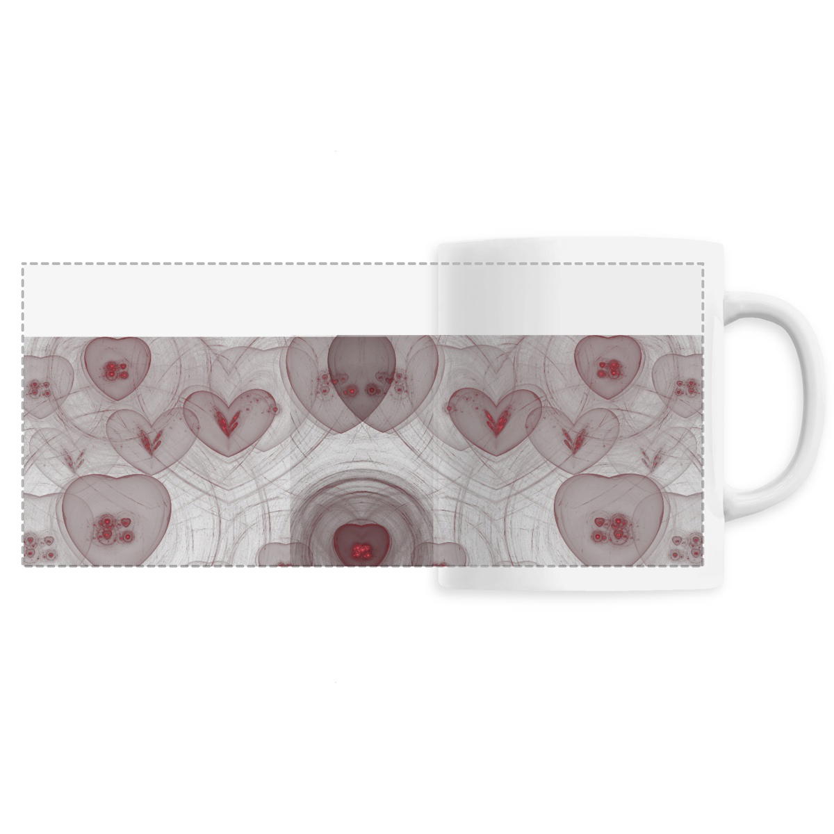 Hearts Ceramic mug