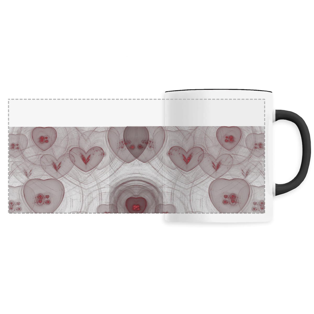 Hearts Ceramic mug - Image