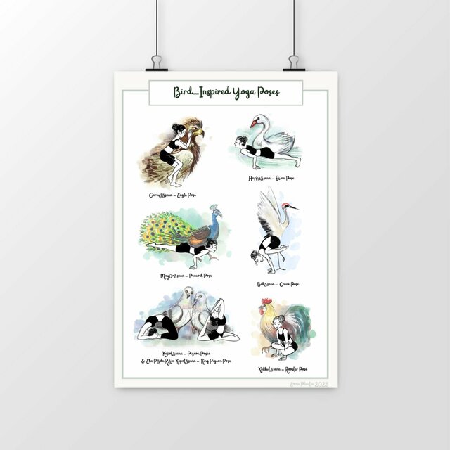 Bird inspired Yoga Poses