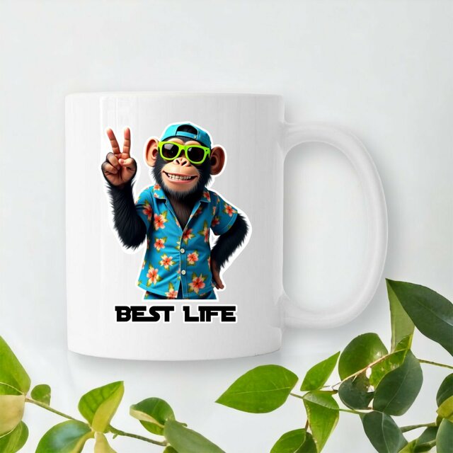 Image front Mug céramique monkey ref 3032