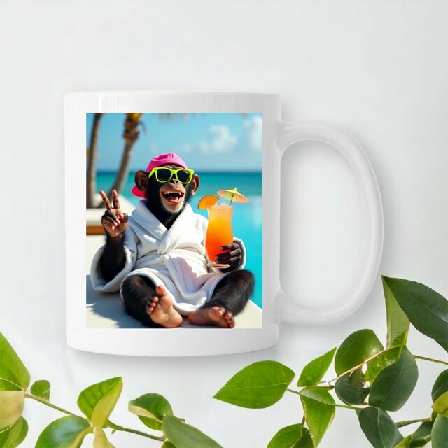 Image front Mug céramique monkey ref 3038