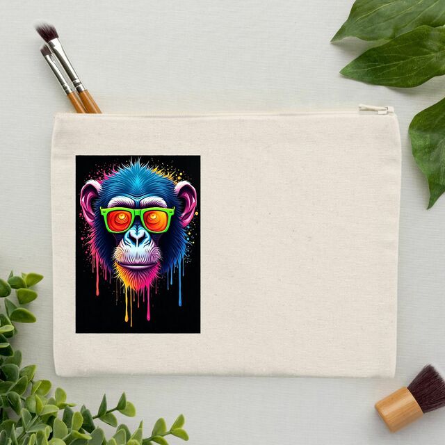 Image front Pochette monkey pop art ref 5002
