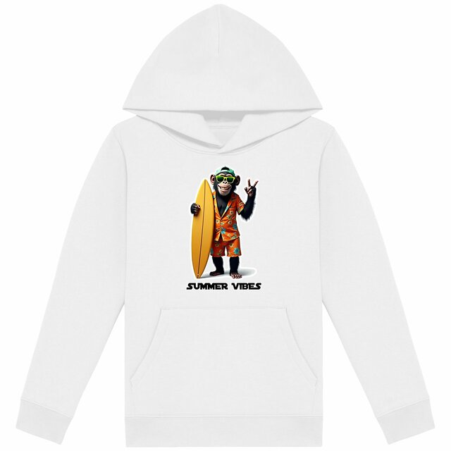 Image back Sweat à capuche enfant monkey surf ref 4014