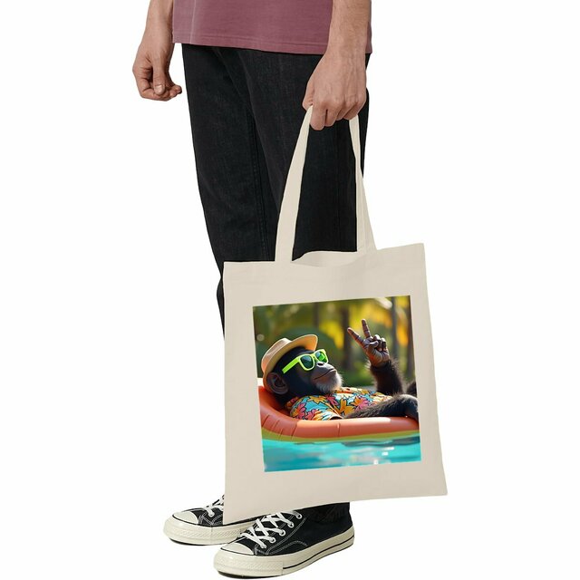 Image du produit Tote bag léger monkey ref 5025
