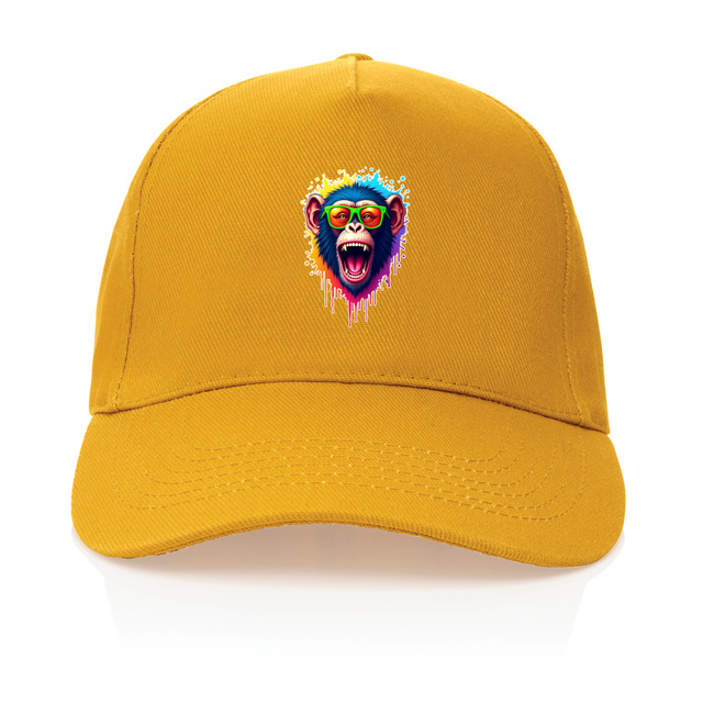 Image front Casquette monkey pop art ref 4031