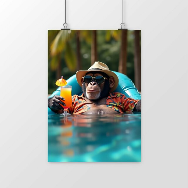 Image front Poster portrait Monkey ref 1024
