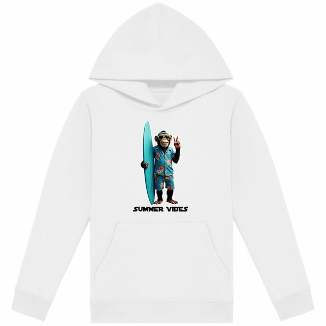 Image back Sweat à capuche enfant monkey surf ref 4015