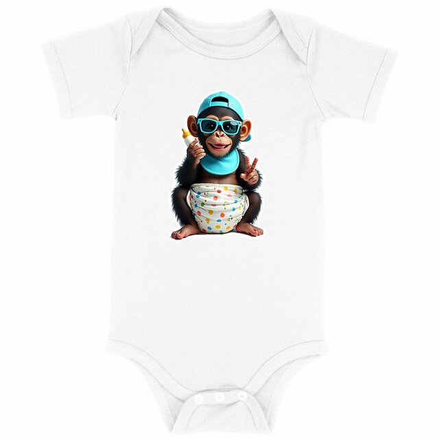 Image back Body baby monkey ref  4022