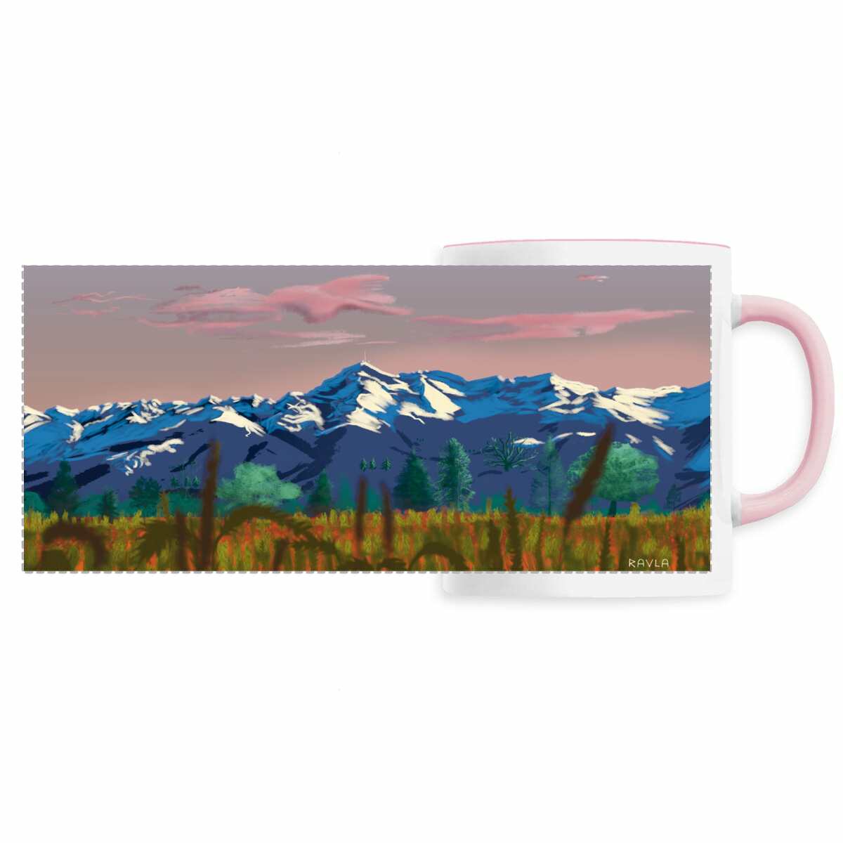 Image back Mug panoramic - Blue twilight