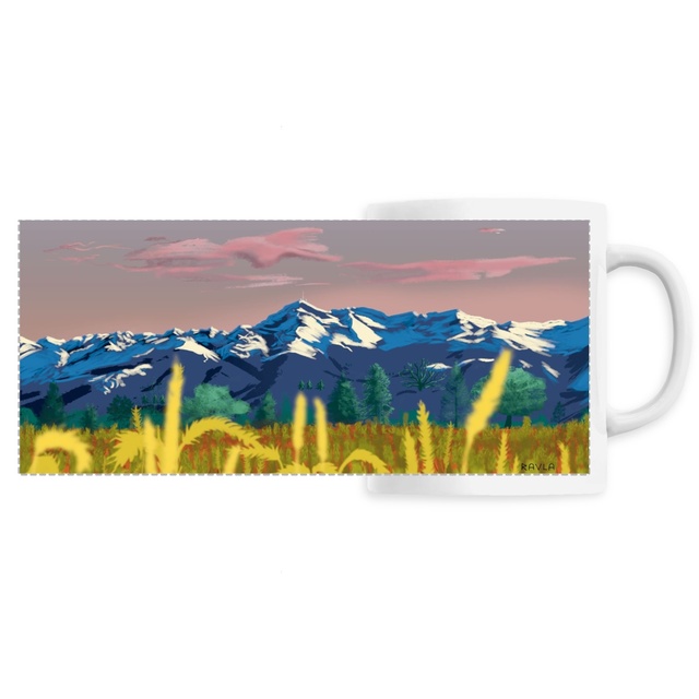 Image front Mug panoramic - Blue dawn