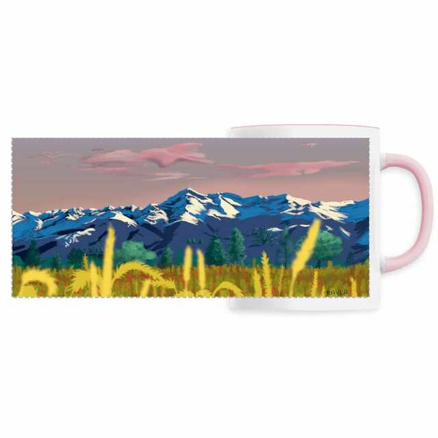 Image back Mug panoramic - Blue dawn
