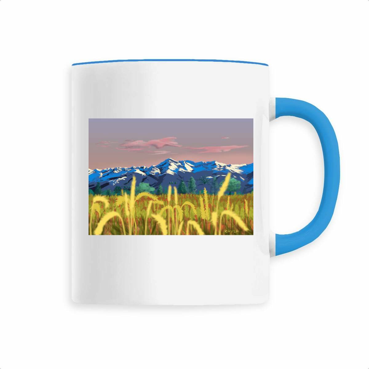 Image back Mug Pyrénées - Blue dawn