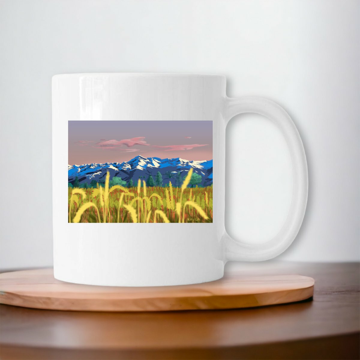 Image front Mug Pyrénées - Blue dawn