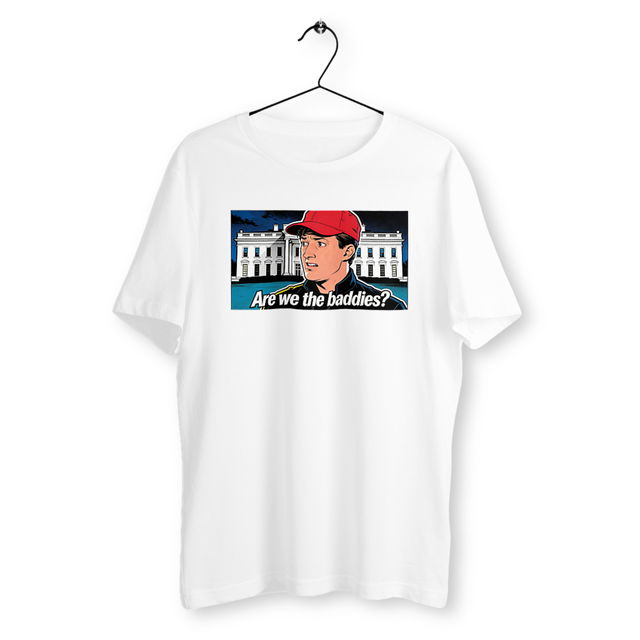 Are we the baddies? - Organic T-shirt - Image