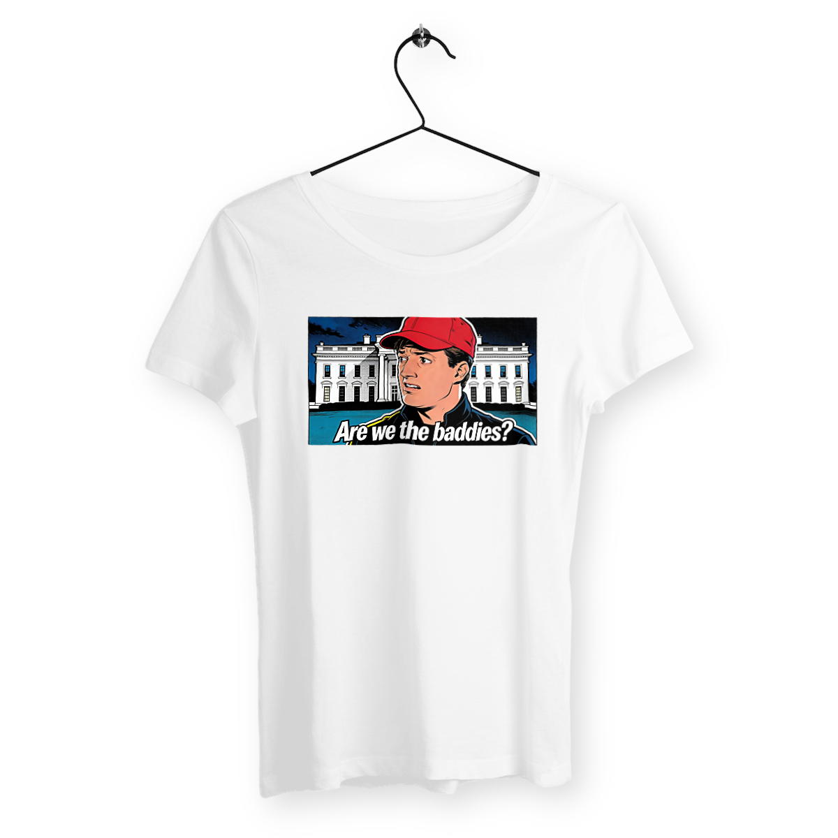 Are we the baddies? - Ladies Organic T-shirt - Image