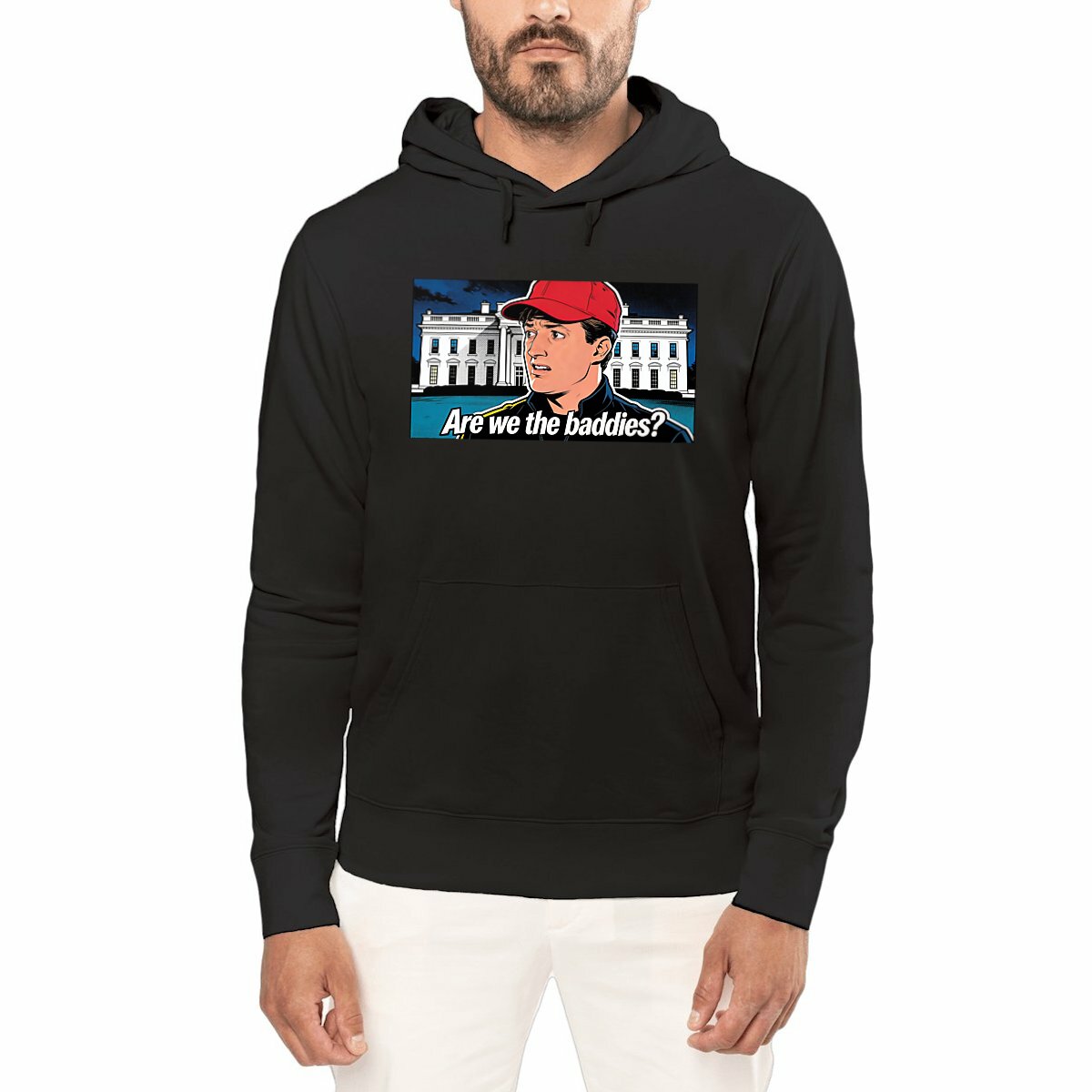 Are we the baddies? - Organic/recycled hoodie