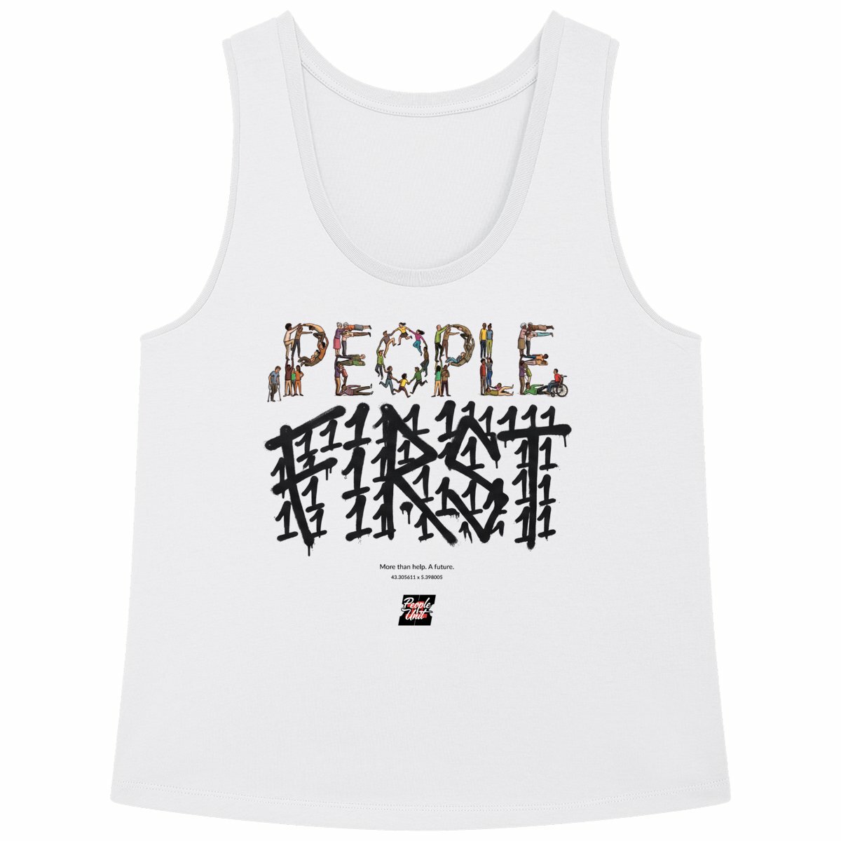Image back People First |WA-Tank Top|