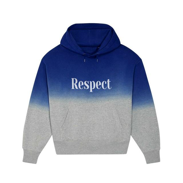 Image back Sweat à capuche unisexe Dip Dye oversized