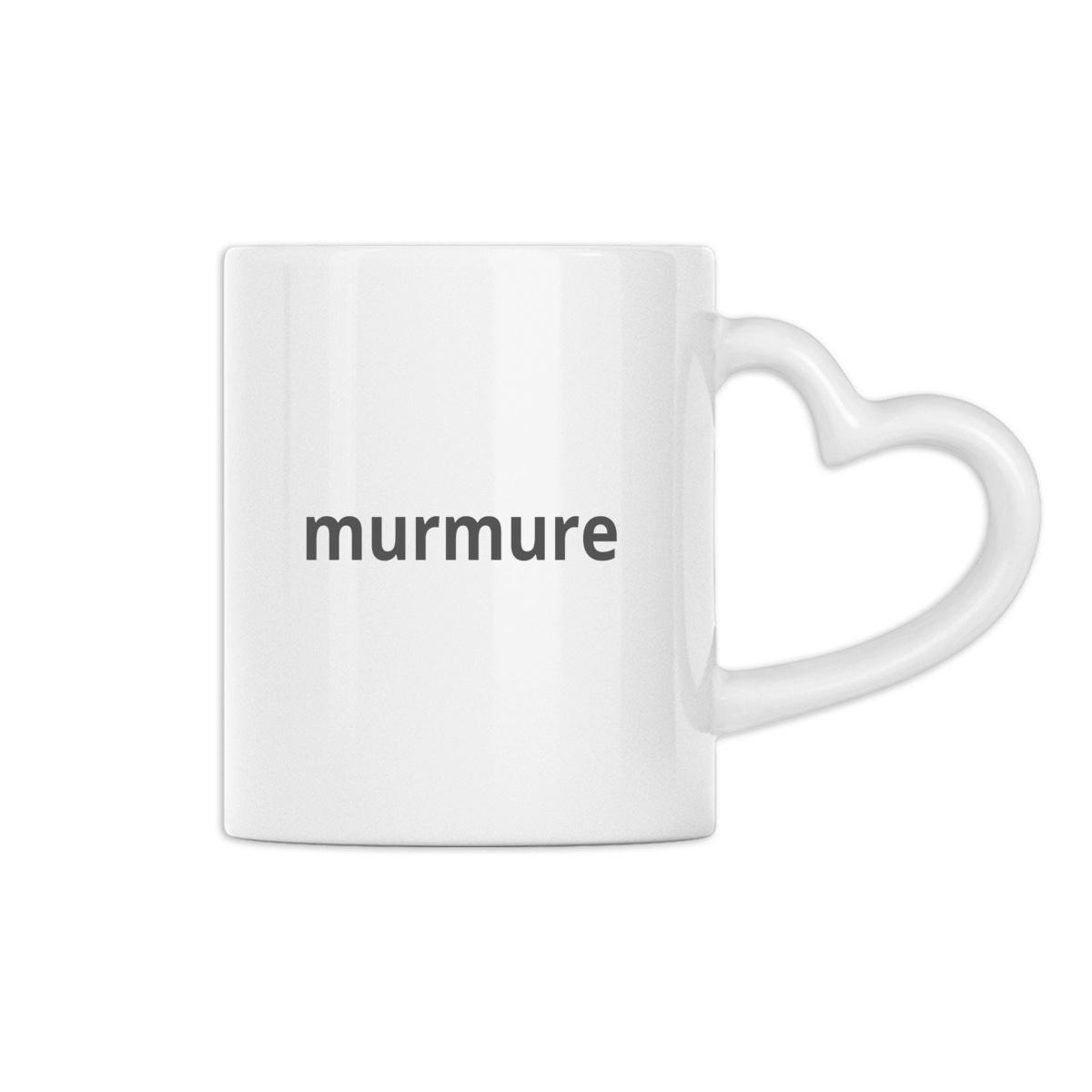 Image back Mug à anse en forme de coeur