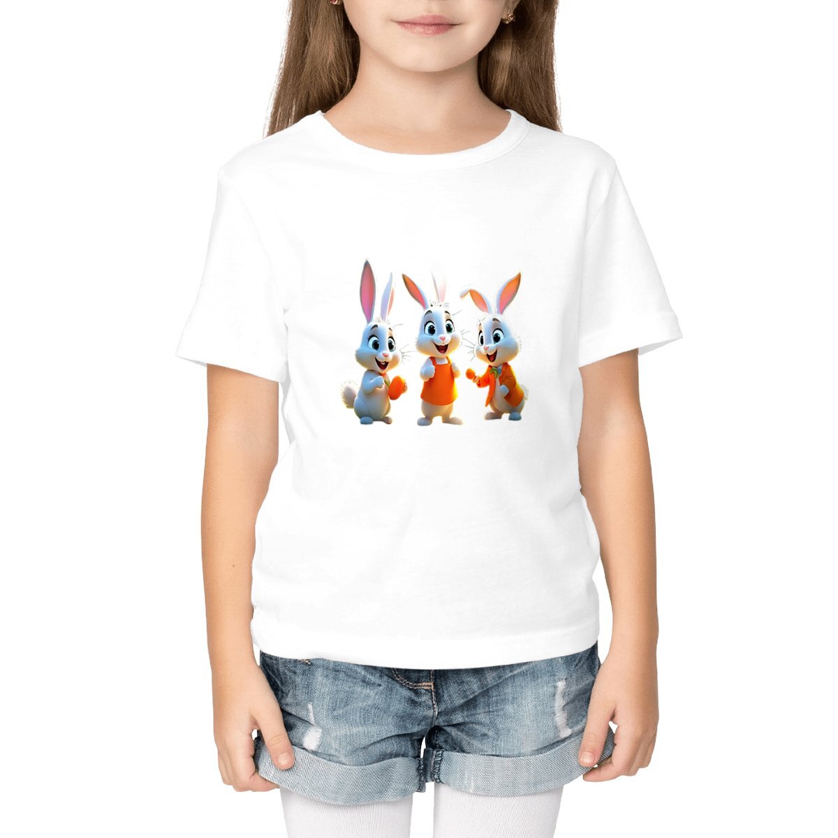 Image front  Lapin de Pâques pour enfants et adultes.