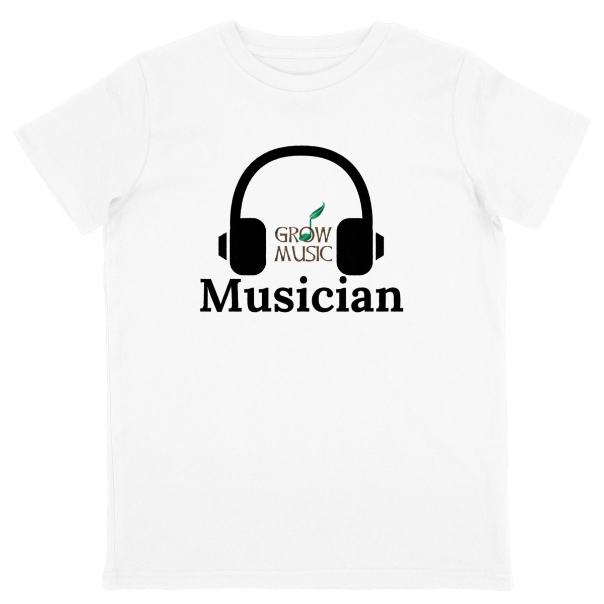 Image front Grow Musician headphones Child T Shirt
