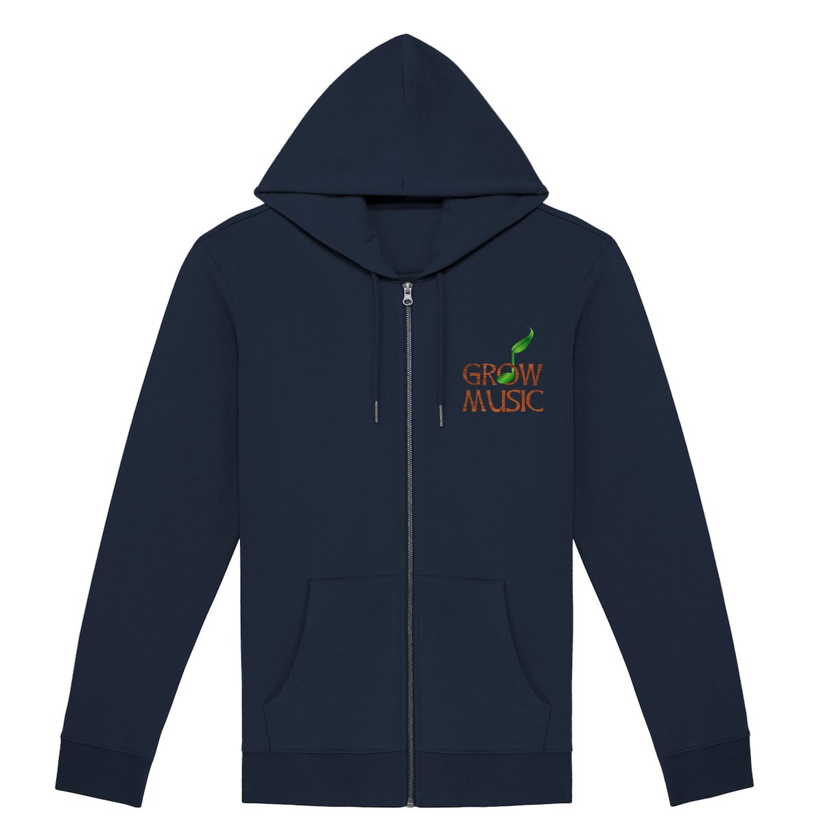 Image front Grow Logo *NEW* Zip Hoodie