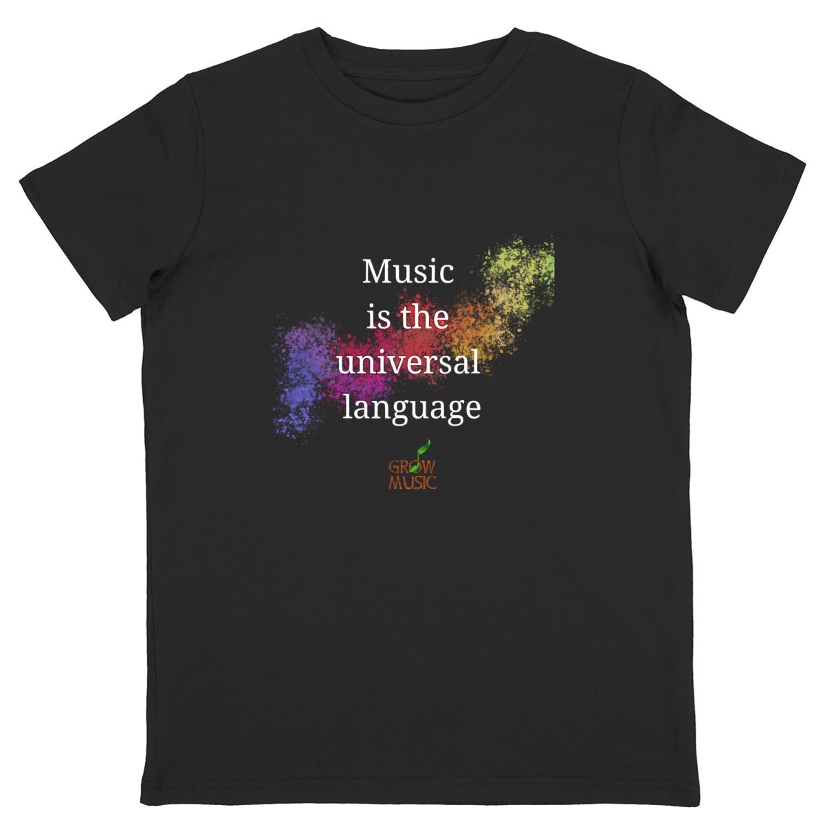 Image front Music Universal Child T shirt black
